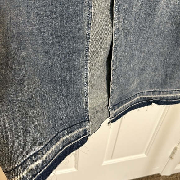 H/g maxi skirt jean nwt size 1/24 junior - Picture 3 of 4